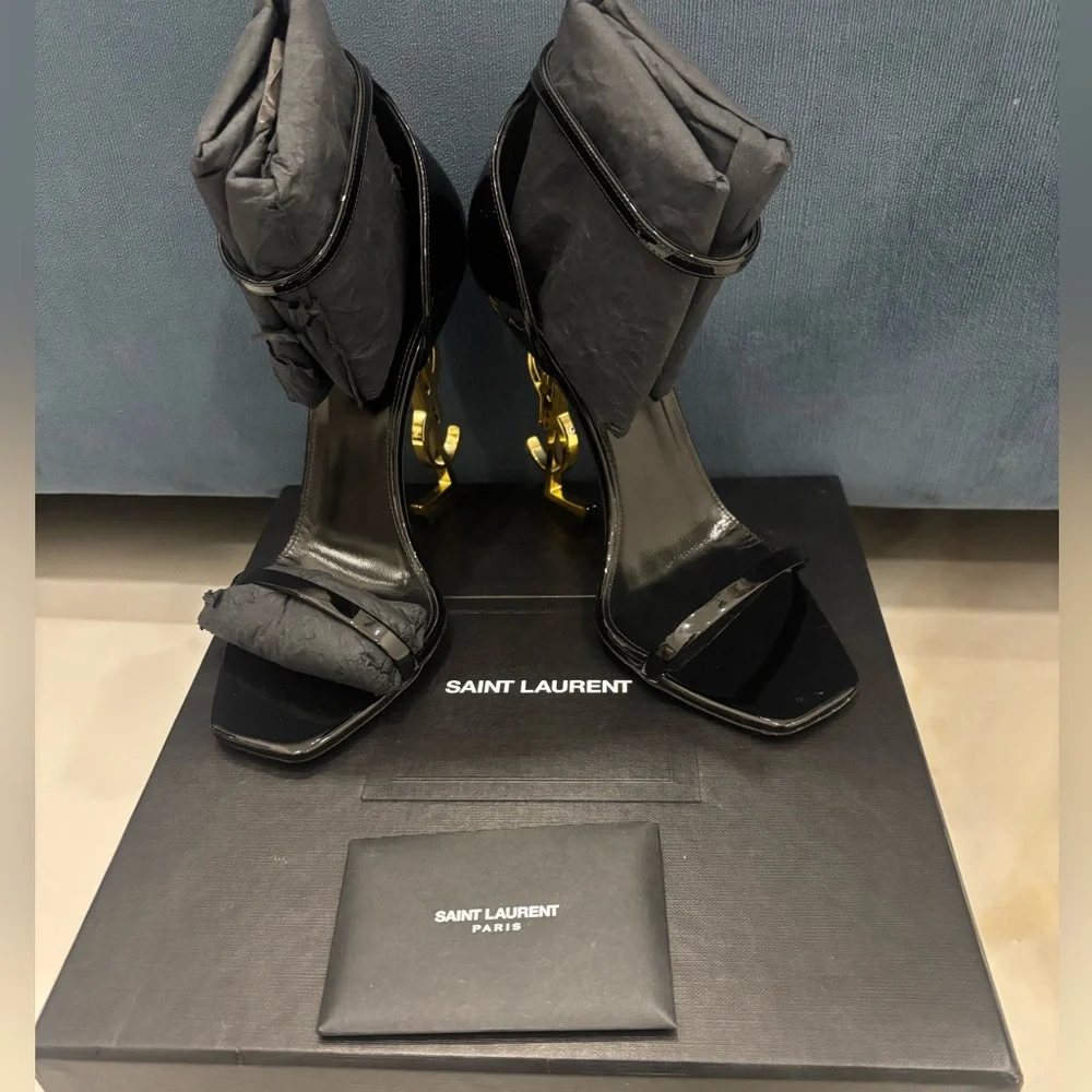 YSL Black Opyum Heels - Picture 5 of 16